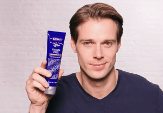Exfoliant energizant pentru barbati Facial Fuel Energizing Scrub, 100 ml, Kiehl's